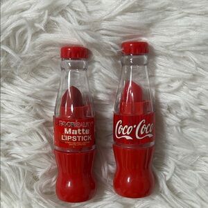 Coca Cola Matte Lipstick - Vibrant Red & Pink